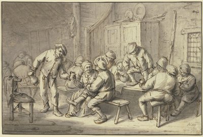 Farmářská hospoda od Adriaen van Ostade