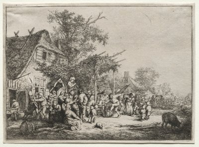 Festival pod mříží od Adriaen van Ostade