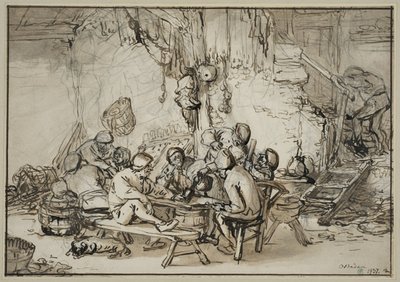 Interiér krčmy od Adriaen van Ostade