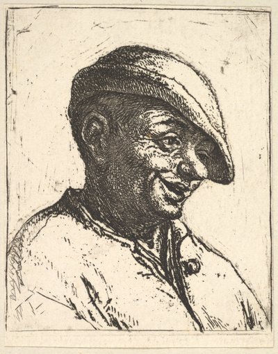 Smějící se rolník od Adriaen van Ostade