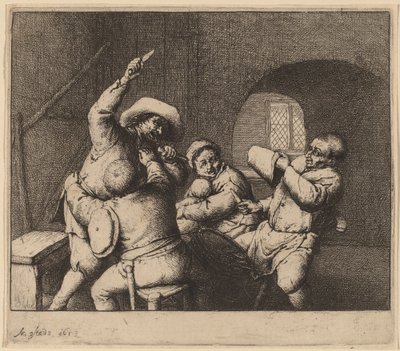 Selská hádka od Adriaen van Ostade