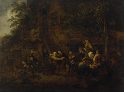 Venkovská slavnost od Adriaen van Ostade
