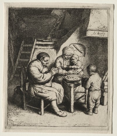 Říká Grace od Adriaen van Ostade