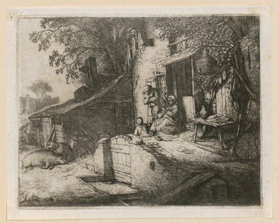 Přadlena od Adriaen van Ostade