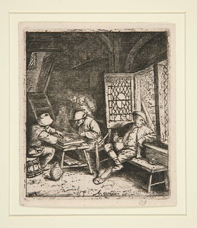 Hráči backgammonu od Adriaen van Ostade