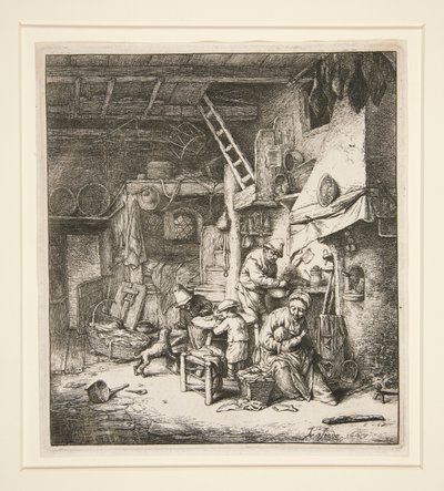 Rodina od Adriaen van Ostade