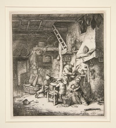 Rodina od Adriaen van Ostade