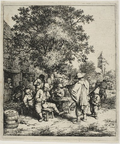 Šumař a Hurdy-Gurdy Boy od Adriaen van Ostade