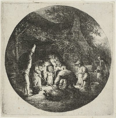 The Pigkillers od Adriaen van Ostade