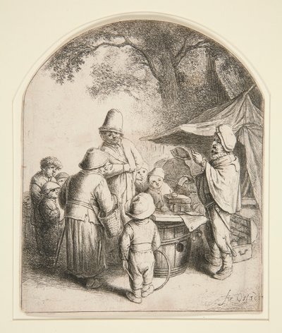 Quacksalver od Adriaen van Ostade