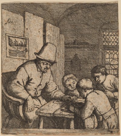 Školník od Adriaen van Ostade