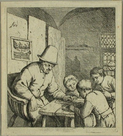 Učitel od Adriaen van Ostade