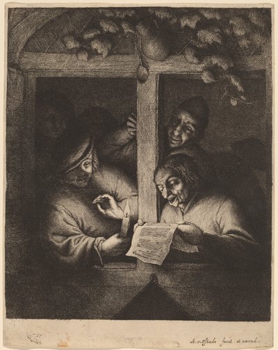 Zpěváci od Adriaen van Ostade