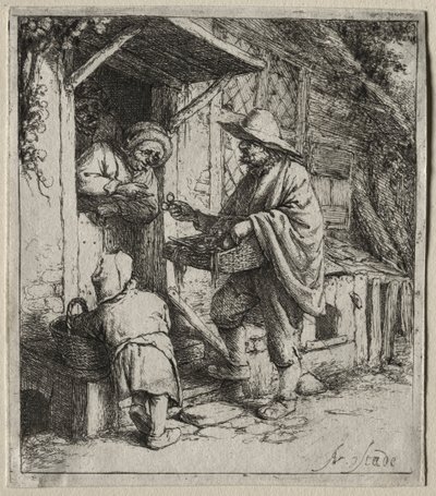 Prodejce brýlí od Adriaen van Ostade