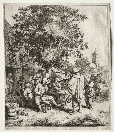 Šumař a hurdisky od Adriaen van Ostade