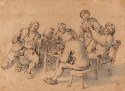 Veselá společnost od Adriaen van Ostade