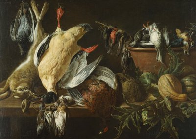 Zátiší se zvěří a zeleninou od Adriaen van Utrecht