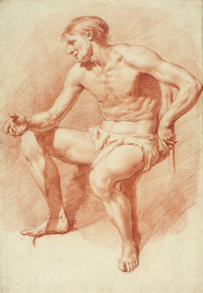 Studie mužského aktu od Adriaen van de Velde