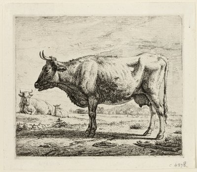Dvě krávy a ovce od Adriaen van de Velde
