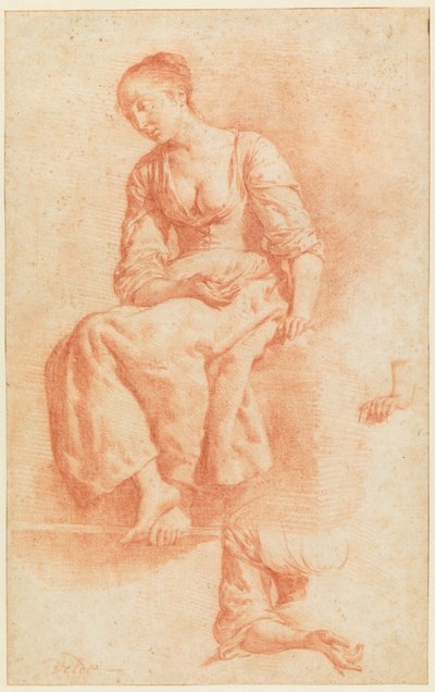 Sedící dívka od Adriaen van de Velde