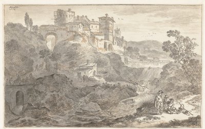 Italská krajina od Adriaen van der Cabel