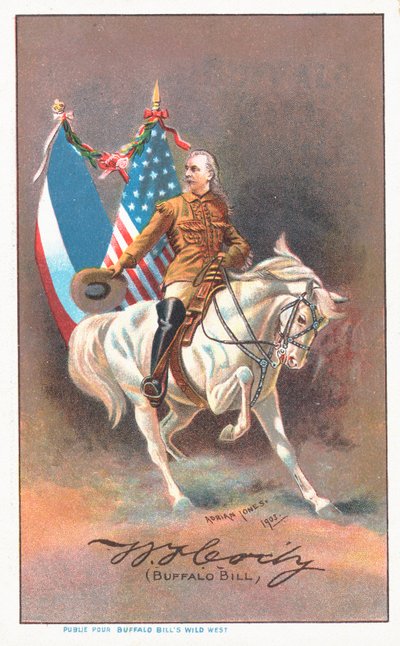 Buffalo Bill na bílém koni od Adrian Jones