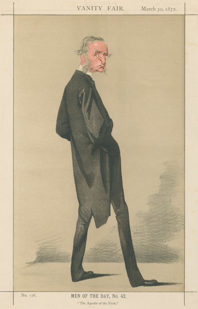 Apoštol těla, Canon Kingsley (seriál Vanity Fair) od Adriano Cecioni