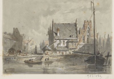 Tvář v Bruggách od Adrianus Eversen (signed by artist)