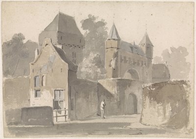 Pohled na městskou bránu od Adrianus Eversen
