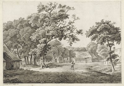 pohled na vesnici od Adrianus Serné
