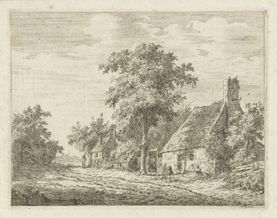 Dva domy podél silnice od Adrianus Serné