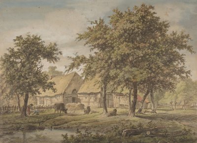 Krajina se statkem, 1757-1837. od Adrianus de Visser