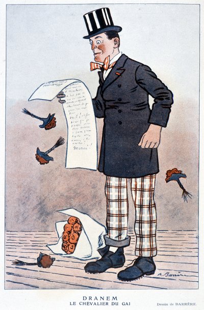 Kreslený film Julese Renarda (1864/1910), francouzského spisovatele, Barrère, A. 1923. od Adrien Barrere