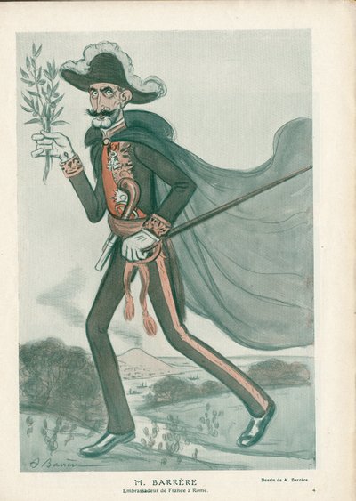 Fantasio - Ilustrace A Barrere (1874-1931): Itálie, Diplomacie, Řím - Barrere Camille, Diplomats od Adrien Barrere