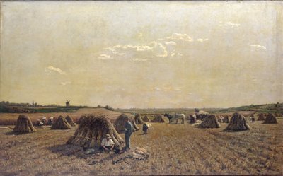 Scéna sklizně, 1879 od Adrien Louis Demont
