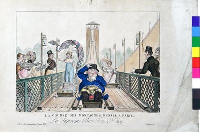 Závod Ruské hory v Paříži od Adrien Pierre Francois Godefroy