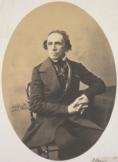 Portrét Giacoma Meyerbeera (1791-1864) od Adrien Tournachon