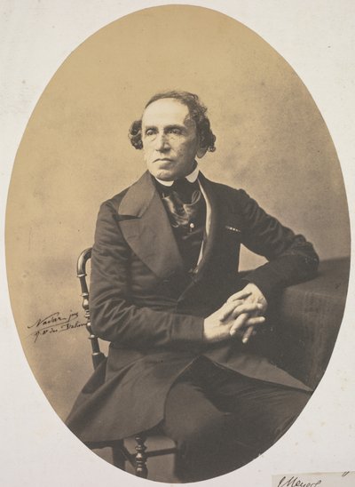 Portrét Giacoma Meyerbeera 1791-1864, 1857. od Adrien Tournachon