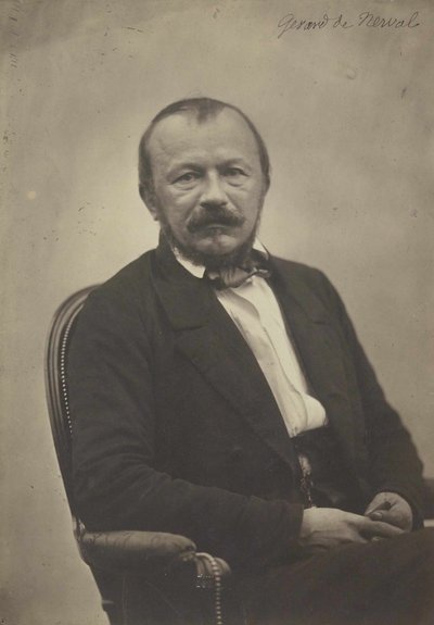 Portrét Gerarda de Nerval 1808-1855, 1854. od Adrien Tournachon