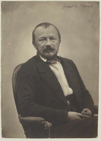 Portrét Gerarda de Nerval 1808-1855, 1854. od Adrien Tournachon