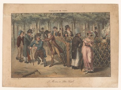 Sluneční hodiny Palais-Royal Le Meridien du Palais Royal Pařížské scény (název série) Tableaux de Paris (název série na objektu) od Adrien Victor Auger