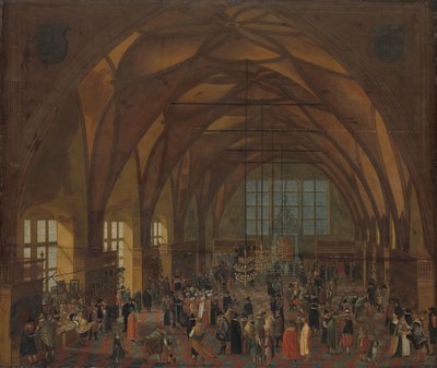The Interior of the Vladislav Hall, Prague   1393954   cs       czech Successfully Translated  Original: ""Vue dune ville dans la region du Lazio pres de Rome"" (A small town in Latium) Peinture de Gaspard Dughet (1615-1675) 1660 environ Musee Pouchkine, M od Aegidius Sadeler (II) (copy after)
