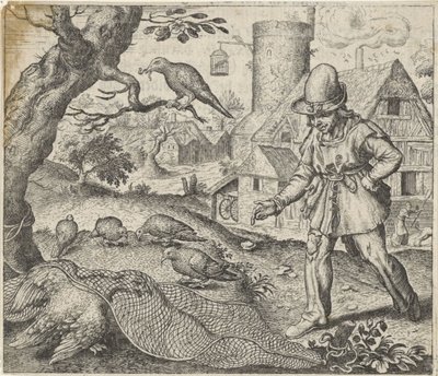 Pohádka o Harrierovi a kukačce od Egidius  Sadeler (II)