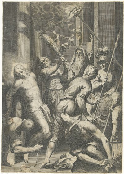 Pohroma Kristova od Egidius  Sadeler (II)