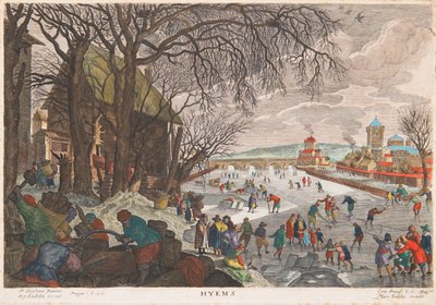Alegorie zimy, 1620. od Aegidius Sadeler