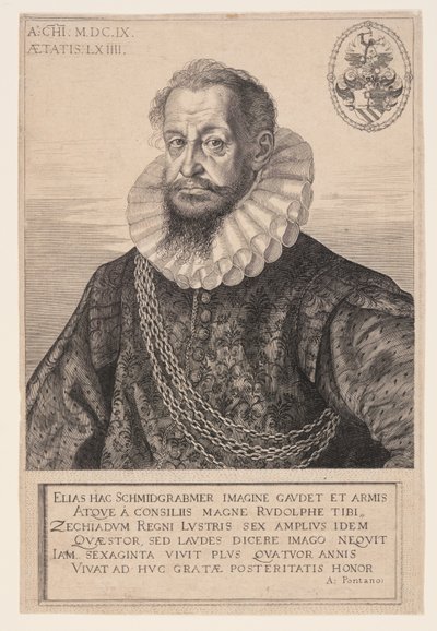 Elias Schmidgrabner, radní pro finance od Aegidius Sadeler II
