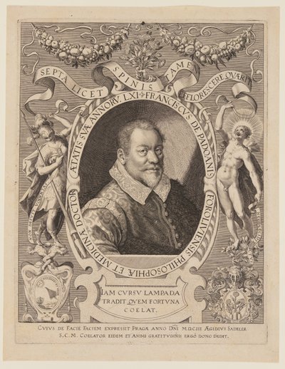 Franciscus de Padoanis Foroliviensis (František z Forli) od Aegidius Sadeler II