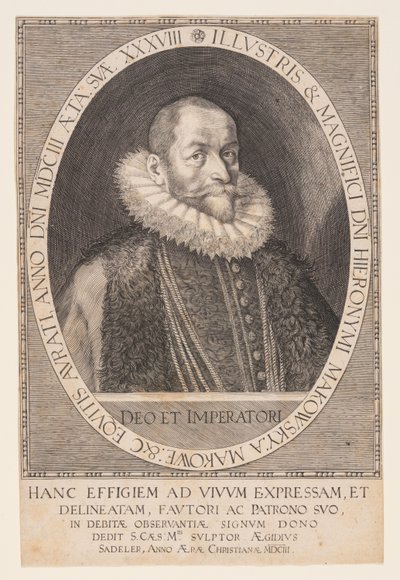 Hieronymus Makofsky, Chamberlain od Aegidius Sadeler II