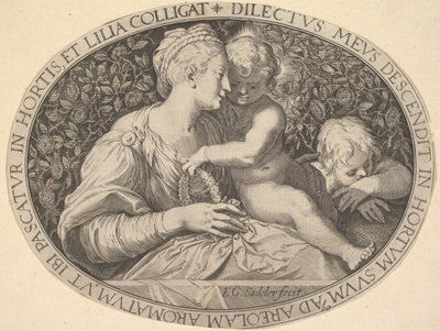Madonna a dítě.n.d. od Aegidius Sadeler II