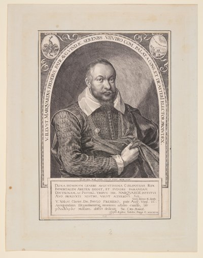 Marquard Freher, diplomat, historik a právník od Aegidius Sadeler II